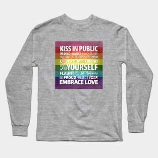 Kiss In Public Long Sleeve T-Shirt